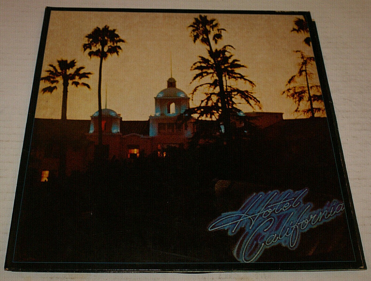 The Eagles Hotel California Vinyl LP Asylum Records 6E-103 1976 NO Poster  Oop