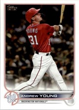 2022 Topps Series 2 #404 Andrew Young - Washington Nationals BASE BASEBALL CARD
