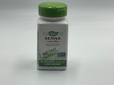 Nature's Way Senna Leaves 1350mg 100 vegan caps Damaged Label