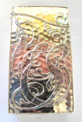 vintage tiffany cigarette case Vintage Tiffany & Co Hammered Sterling Silver 935 Flip-Top Cigarette Case