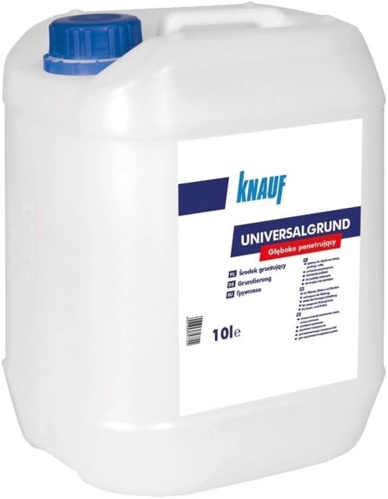 Primaire Knauf Universalgrund 10L pour réussir la rénovation des murs de votre salon