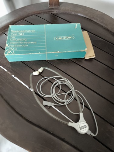 GRUNDIG Stetosethörer Typ 704 Kopfhörer Headset vintage