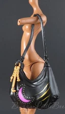 Monster High Doll G3 Clawdeen Wolf Boo Crew Black Over Sized Purse Handbag