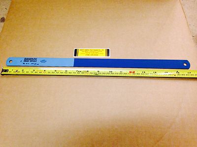 10PCS- 17'' X 1 X .050 X 14T POWER HACK SAW BLADE SANDVIK HIGH SPEED STEEL SWEDEN