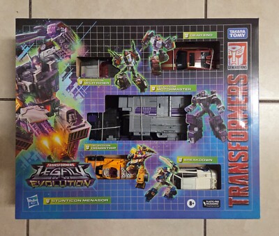 TRANSFORMERS LEGACY EVOLUTION STUNTICONS MENASOR MISB! DECEPTICON MOTORMASTER