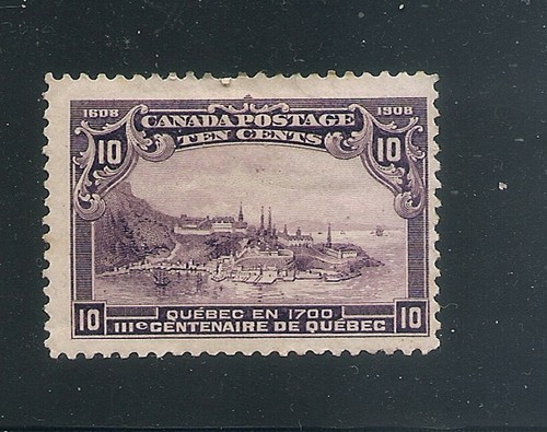 CANADA Quebec Tercentenary 10c Scott 101 Mint HH