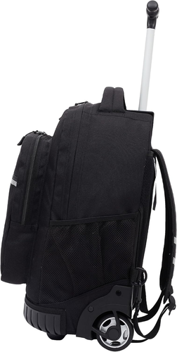 Rolling Backpack, Black, 18 Inch - Picture 3 of 11