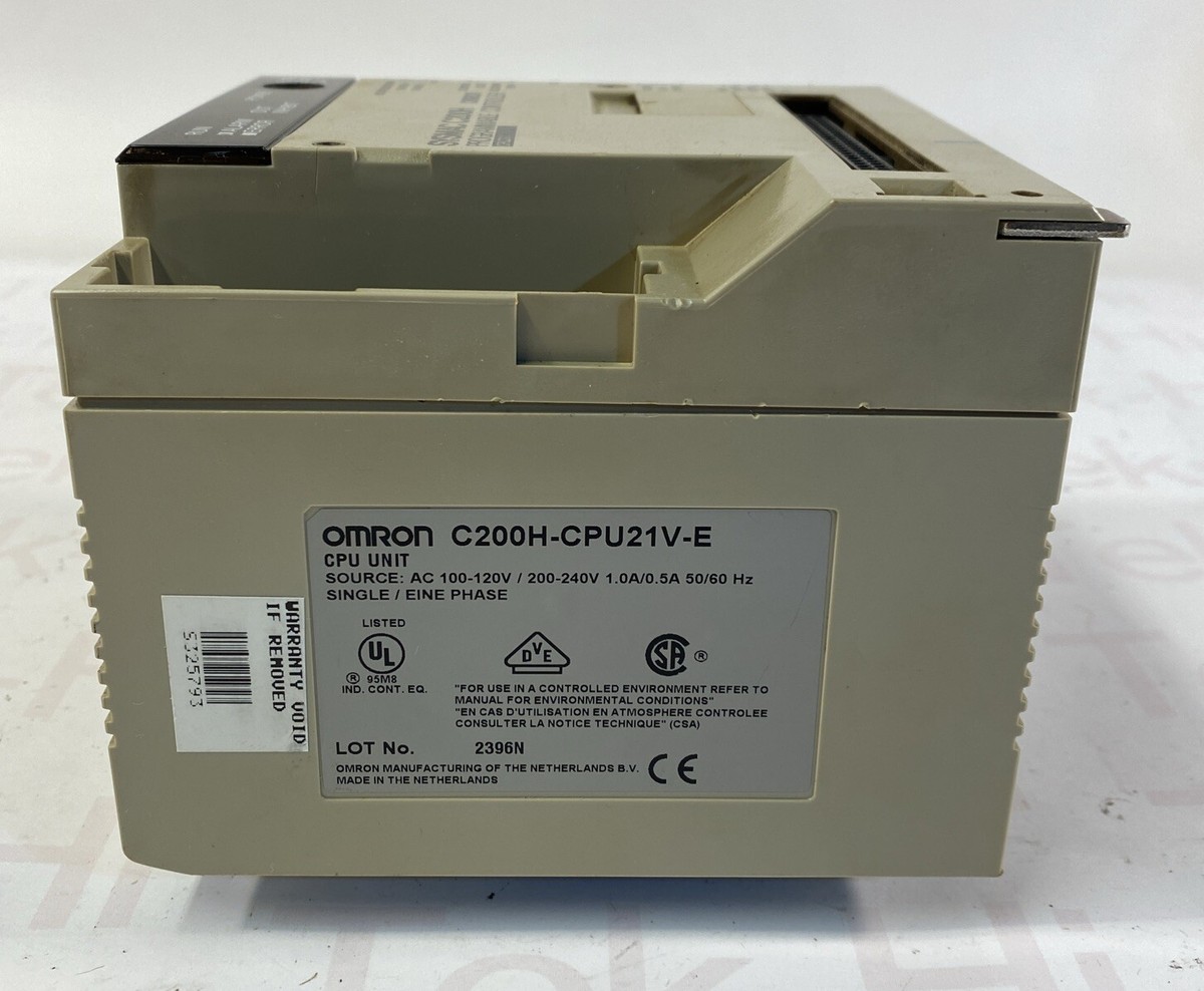 OMRON C200H-CPU21V-E CPU UNIT OVERNIGHT SHIPPING | eBay