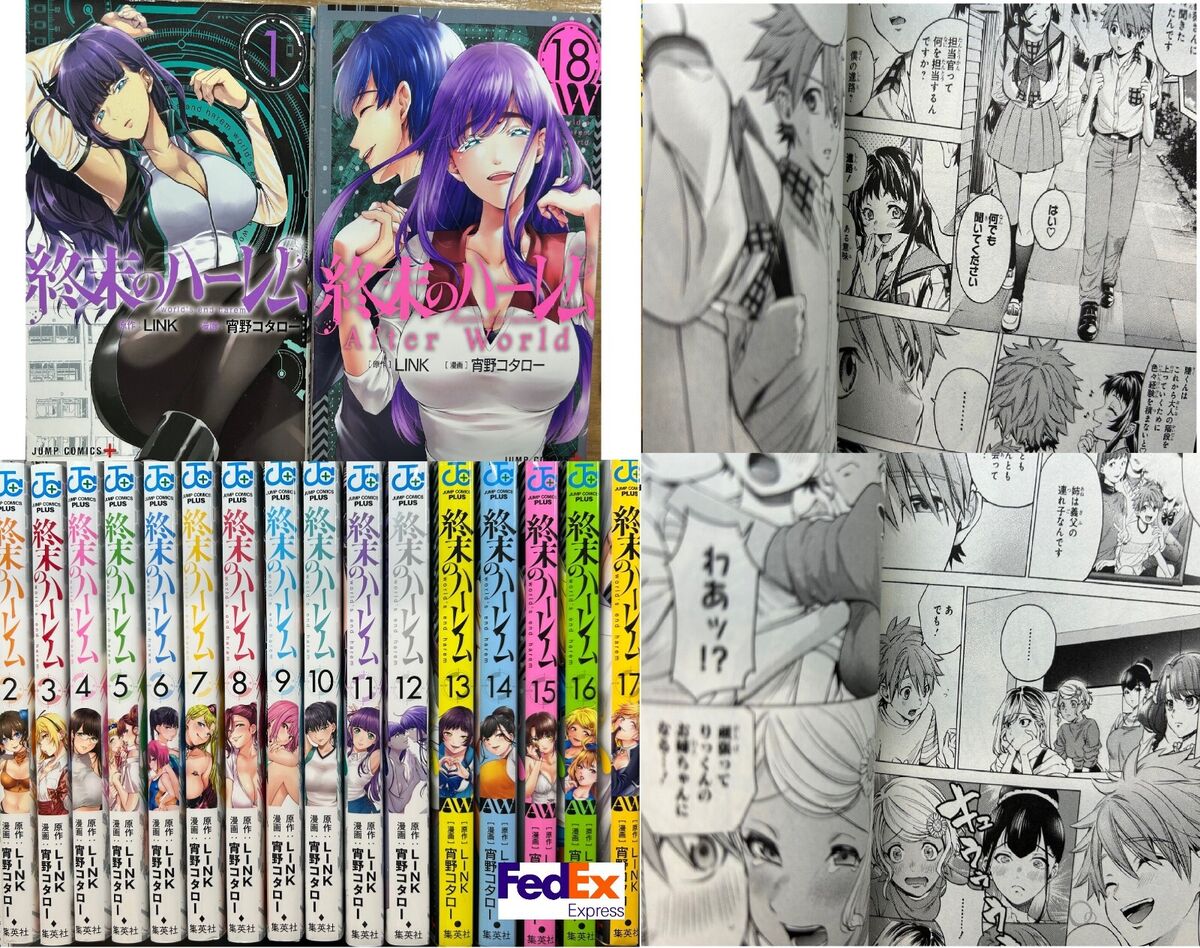 World's end harem Vol.1-18 Set Manga Comic Completion Japanese version