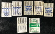 Schmetz Sewing Needles Embroidery Size LOT 130/705H 110/18 90/14 70/10 Leather