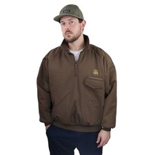 Vintage UPS Delivery Uniform Pullover Jacket Mens XL Brown Insulated Made In USA