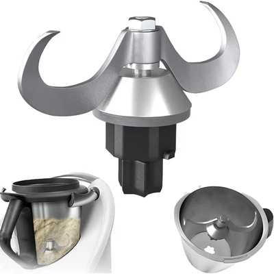 MARKENLOS Edelstahl Teigmesser Küchenmaschine für Vorwerk Thermomix TM31 Rühraufsatz