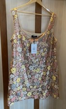Cider Floral Sequin Scoop Neckline Split Mini Dress Women’s 4X