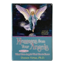 Oracle Cards Messages From Your Angels -  Doreen Virtue 44 Card Deck & Guidebook