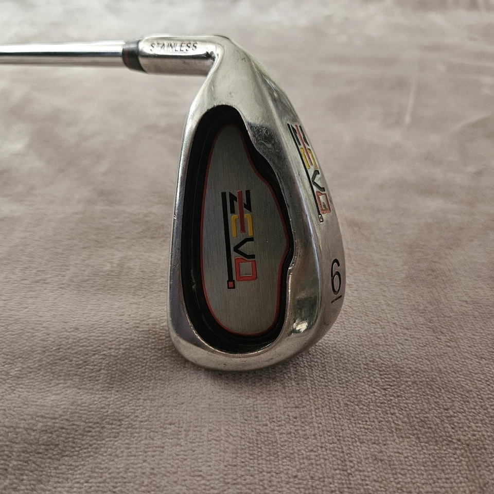 Zevo #6 Iron Stainless Steel Head Left Hand Regular Flex Steel Shaft Great Grip! - Image 3 of 4