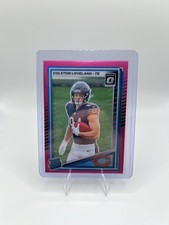 2025 Panini Donruss - Rated Rookie Colston Loveland #310 Optic Preview Pink...