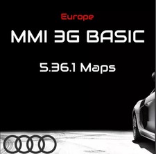 AGGIORNAMENTO NAVIGATORE AUDI MMI 3G BASIC + MAPPE EUROPA (5.36.1) 2023.Q4
