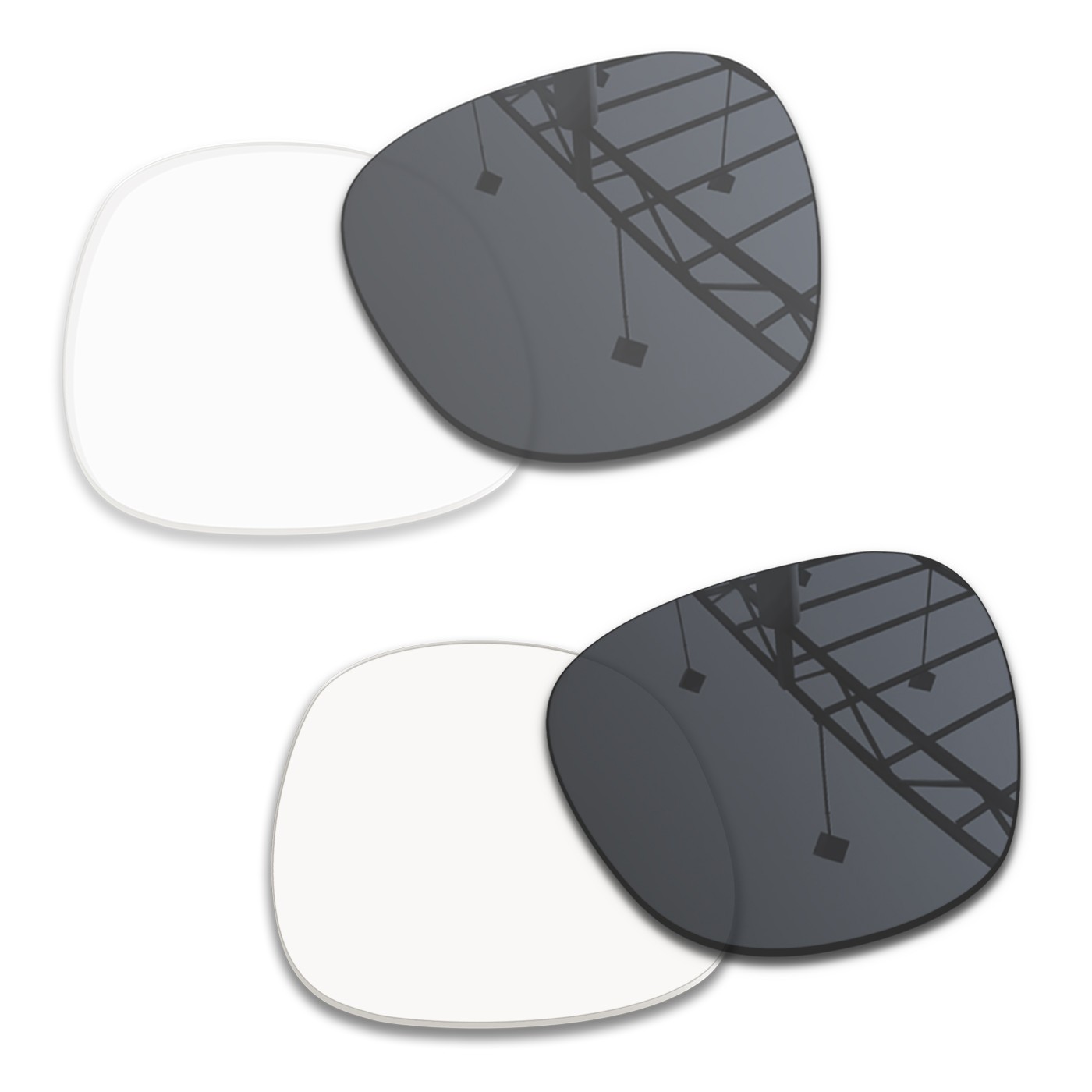 Photochromic Clear to Grey + Photochromic Clear to Black