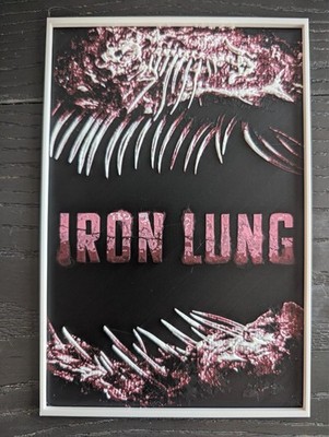 Iron Lung 3D Printed Wall Art from the Markiplier movie printed in color PLA!