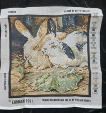 Ehrman Tapestry Needlepoint Canvas By Kaffe Fassett - Rabbits