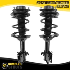 Front Pair Complete Struts & Coil Spring Assemblies for 2012-2016 Subaru Impreza