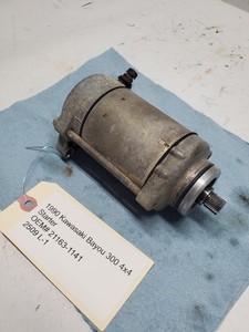 1990 KAWASAKI BAYOU 300 4X4~STARTER MOTOR~21163-1141 2509(L-1)