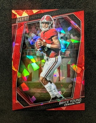 2023 VIP Rookie Numbered /199 COLOR MATCH Red Ice Prizm Bryce Young Alabama Tide