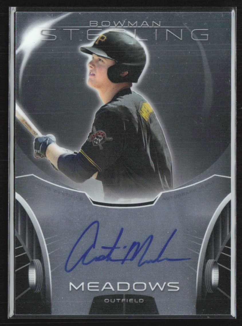 Austin Meadows 2013 Bowman Sterling Auto B #BSAP-AM Pittsburgh Pirates