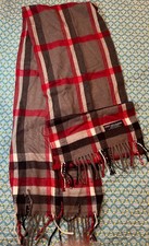 Scottish 100 cashmere tartan scarf