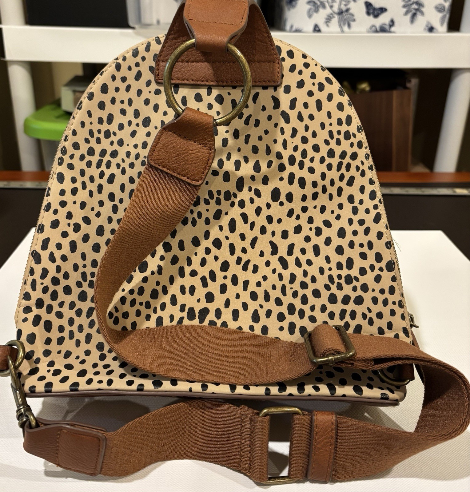 Universal Thread Zip Closure Leopard Print Sling … - image 2