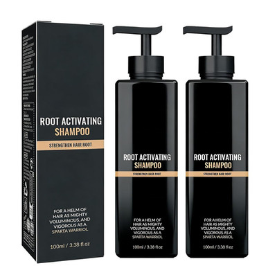 2PCS Root Activator Shampoo, Anti Hair Loss Treatment, Reduces Shedding, With Na
