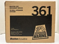 New/Open Box*Boston Acoustics Designer Series In-Wall Speaker System*Pair*361