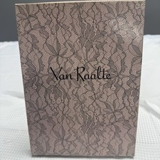3 Vtg 50s Van Raalte Nines Sheer Highlight 8.5P Nylon Stockings Seams New Box