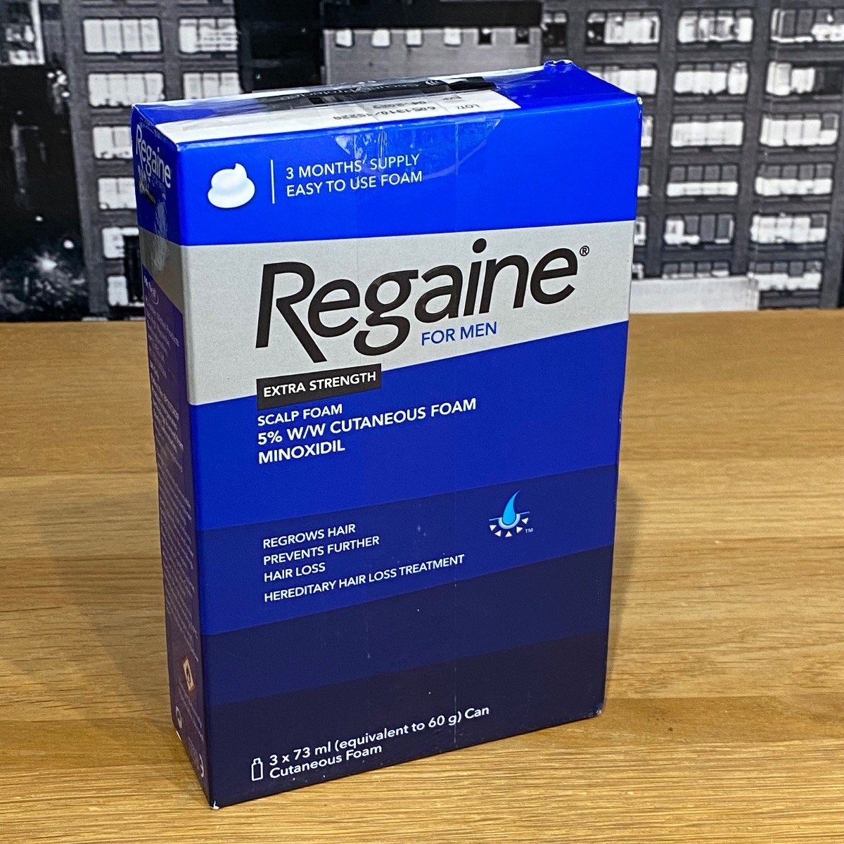 Regaine Men Extra Strength 5% Minoxidil Scalp Foam Hair Regrowth 3 x 73ml