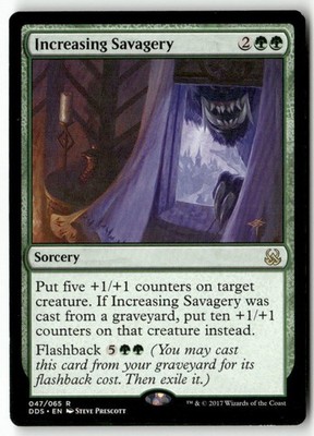 Increasing Savagery 47 Rare Duel Decks: Mind vs. Might Magic: The Gathering NM