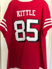 George Kittle #85 Vapor Elite Jersey Red San Francisco 49ers Authentic Size 52