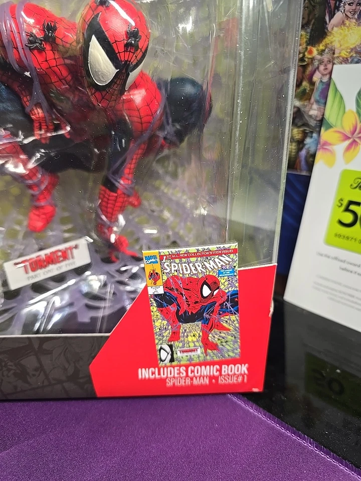 ИГРУШКИ MCFARLANE MARVEL ЧЕЛОВЕК-ПАУК 1:6 ЧЕЛОВЕК-ПАУК 1 СЦЕНА МУЧЕНИЯ С КОМИКСОМ  - Изображение 3 из 4