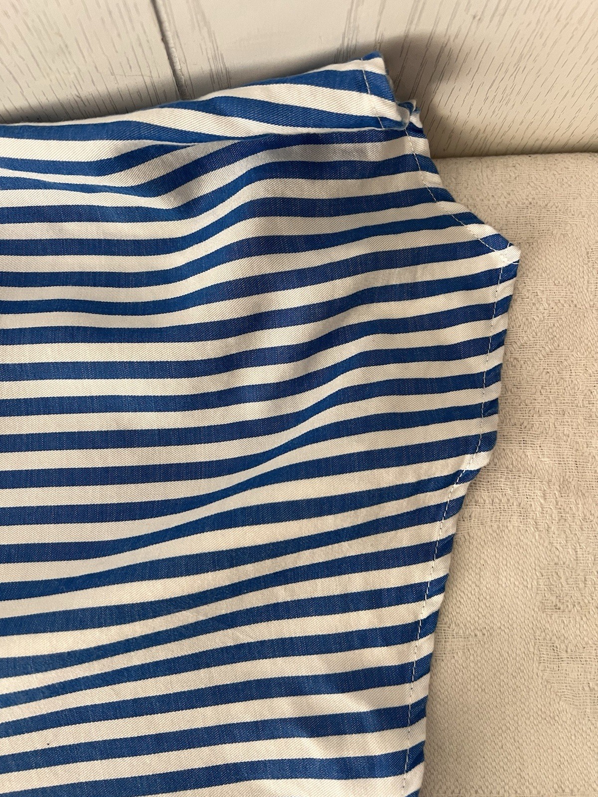 Ali Miles Striped Button Down Blouse Lyocell Lage… - image 16