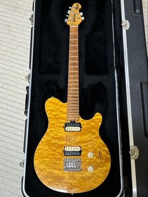Ernie Ball Music Man Axis Super Sport Natural 5Way Hardtail Birds Eye Neck