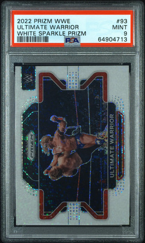 Ultimate Warrior [White Sparkle Prizm] #93 2022 Panini Prizm WWE card