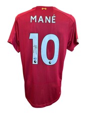 SADIO MANE SIGNED LIVERPOOL FC 2019/20 HOME SHIRT (ACG CERT AG17199)