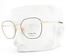 Vogue Eyeglasses VO 4178 280 Glasses Glossy Black Rims on Gold Metal 50mm w/case