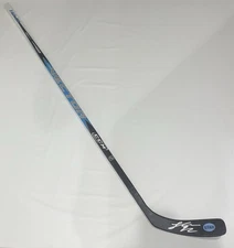 LOGAN COOLEY SIGNED HOCKEY STICK UTAH HOCKEY CLUB NHL STAR PROOF JSA COA