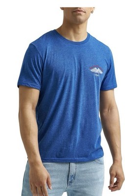 Wrangler Graphic T Shirt Men s XXXL Blue Eagle Logo Western NWT