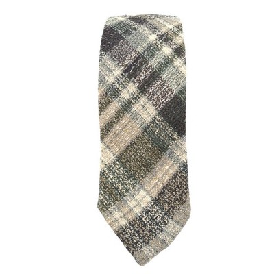 Suitsupply Luxus Krawatte Plaid Check Wolle Seide Hergestellt in Italien Ep9