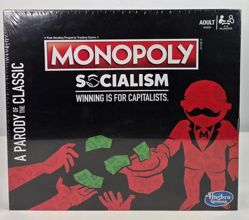 Hasbro Monopoly Socialism Parody Gioco da Tavolo Nuovo In Confezione