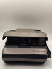 Vintage Polaroid Spectra System Instant Film Camera Gray w/ Case For Parts