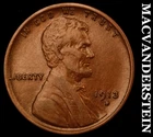 1913-D Lincoln Wheat Cent - Extra Fine / Almost Uncirculated  Semi-key  #i5112
