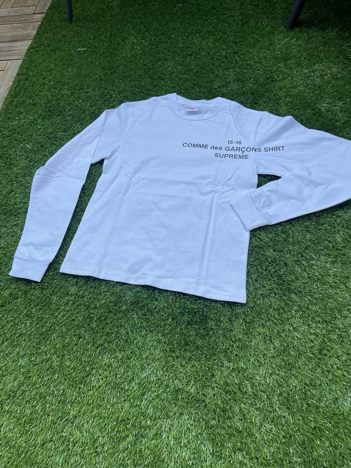Cdg x Supreme Long Sleeve t - Image 3 of 4