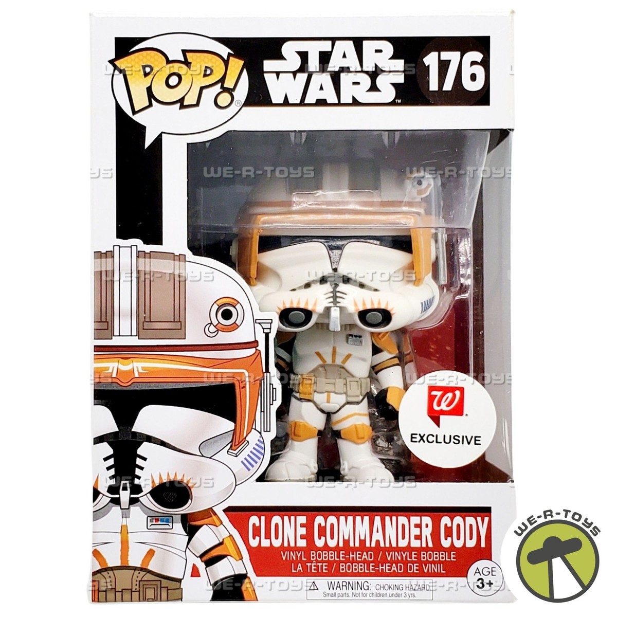 FunkoPop！176 CLONE COMMANDER CODY 限定版 Funko Pop! Star Wars Clone Commander Cody #176 new sealed